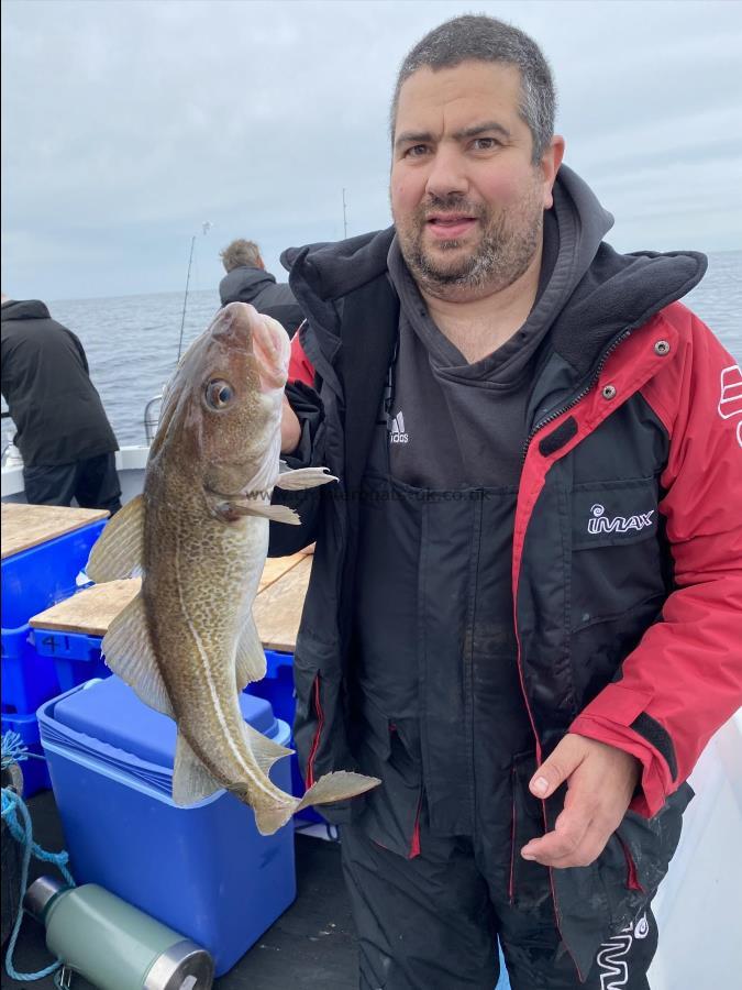 3 lb 2 oz Cod by Anthony Stanniland.