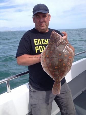 5 lb 8 oz Plaice by Rob Field