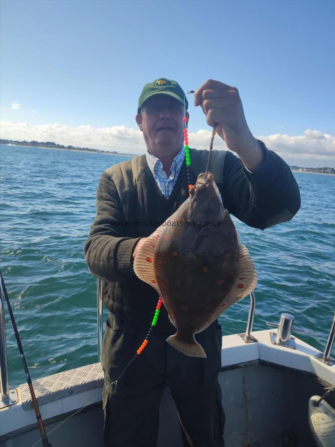 2 lb 4 oz Plaice by Roger