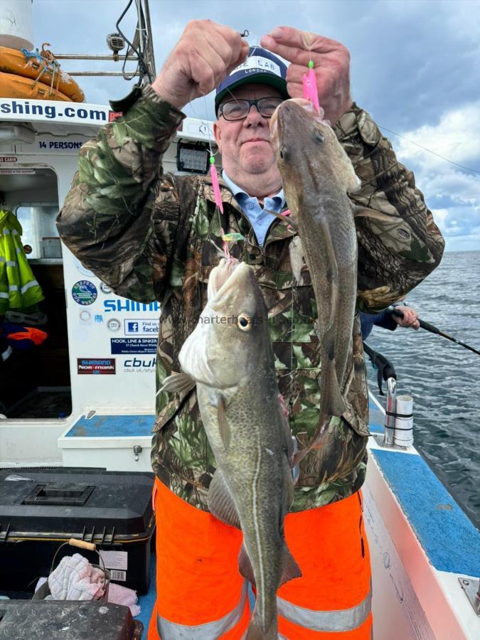 4 lb 5 oz Cod by Glenn.