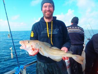 4 lb 6 oz Cod by Tim Wood.