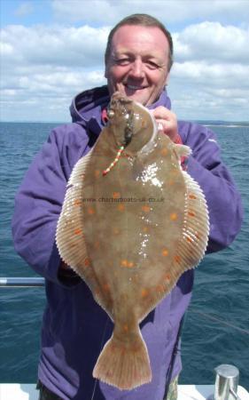 3 lb 14 oz Plaice by Mark Cooper