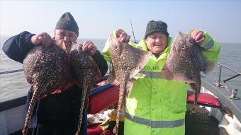 7 lb 2 oz Thornback Ray by Nobby and Terry