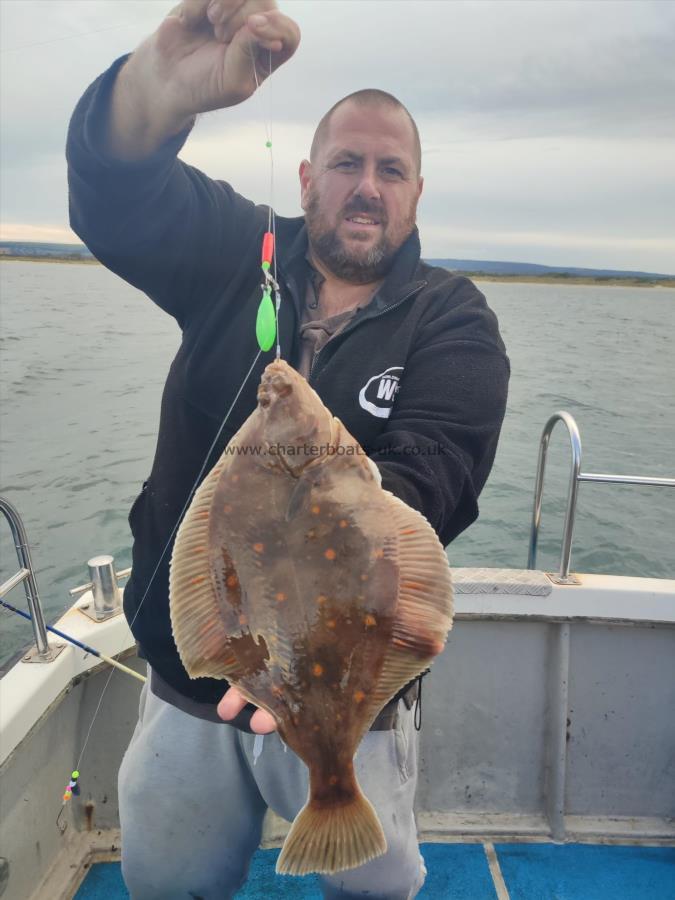 2 lb 4 oz Plaice by Justin