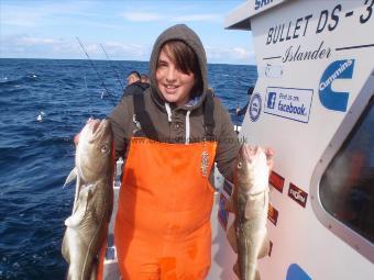 6 lb Cod by Fergus Powell from Whitby.