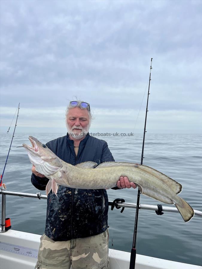 9 lb 8 oz Ling (Common) by Nigel Hughes