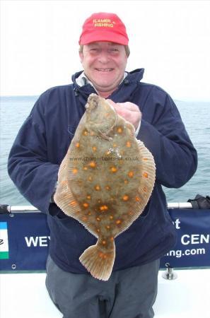 3 lb 11 oz Plaice by Simon Ramm