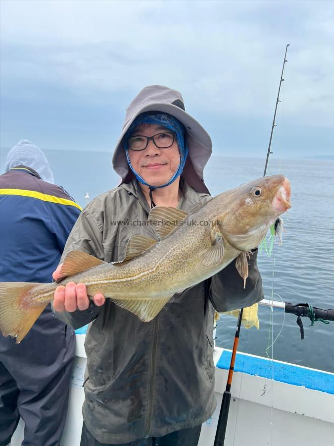 6 lb 14 oz Cod by Henry.