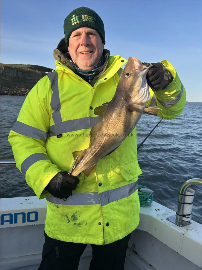 4 lb 2 oz Cod by Lee.