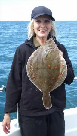 3 lb 14 oz Plaice by Jenny Foley