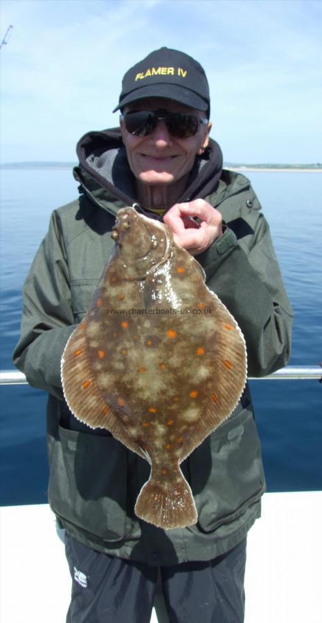 3 lb 5 oz Plaice by Peter Gould