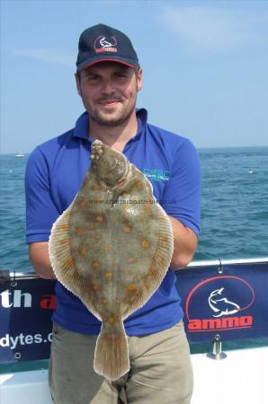 4 lb 4 oz Plaice by Aled Daniels