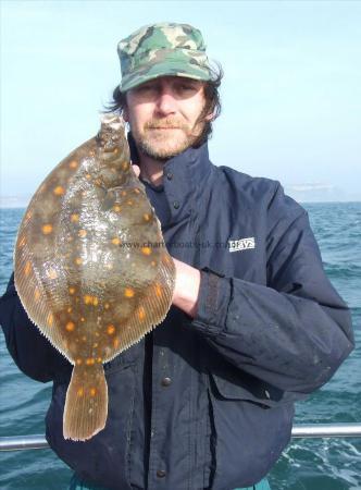 3 lb 8 oz Plaice by Nick Carter