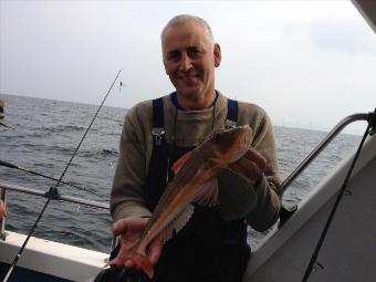 2 lb 6 oz Tub Gurnard by Chris Briffa