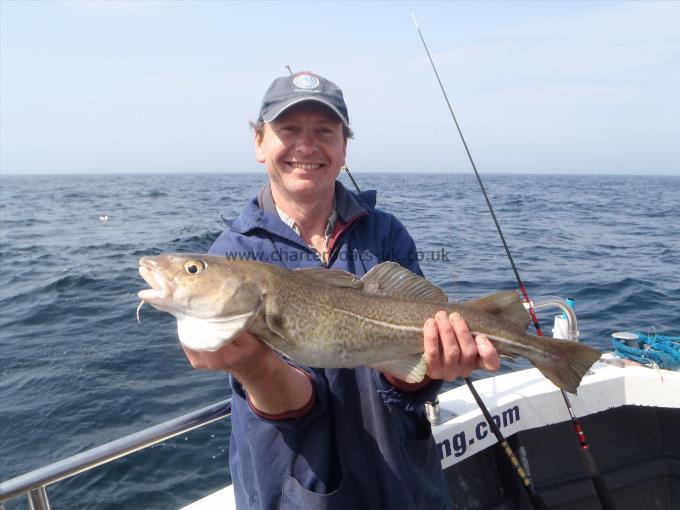 4 lb 2 oz Cod by David from Kilnsey.