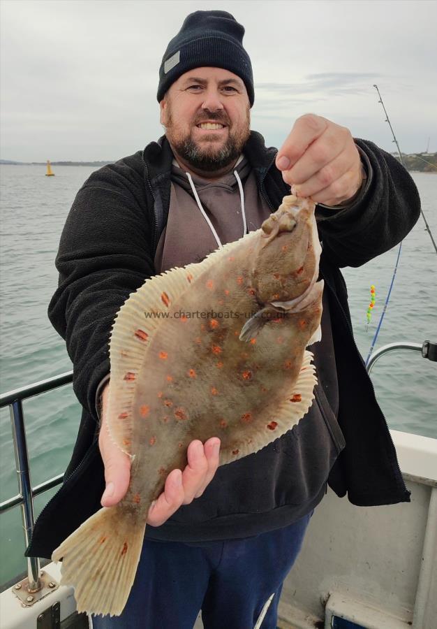 2 lb 4 oz Plaice by Justin