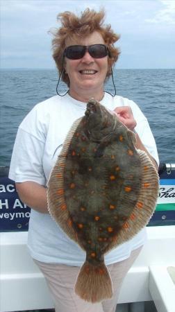 4 lb 8 oz Plaice by Denise Youngs