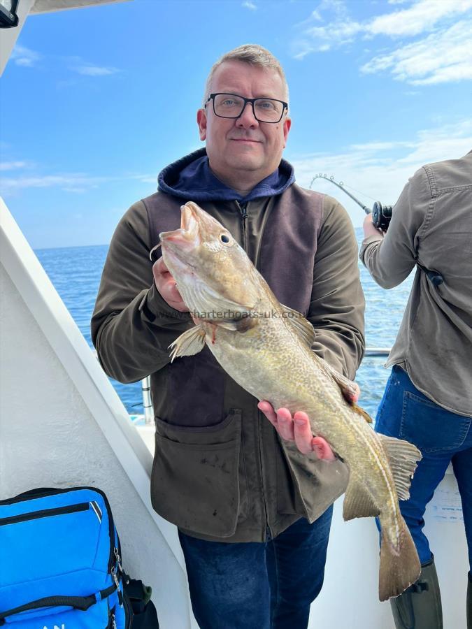 4 lb 6 oz Cod by Dan.