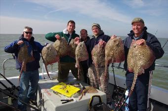 12 lb 8 oz Thornback Ray by Unknown