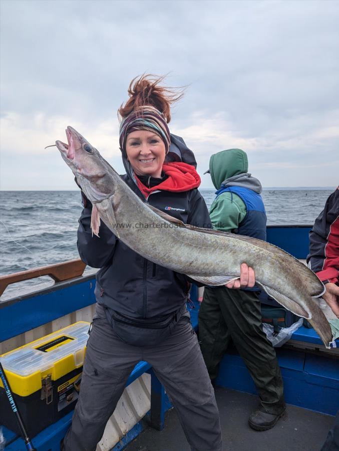 15 lb 8 oz Ling (Common) by Donna Lester