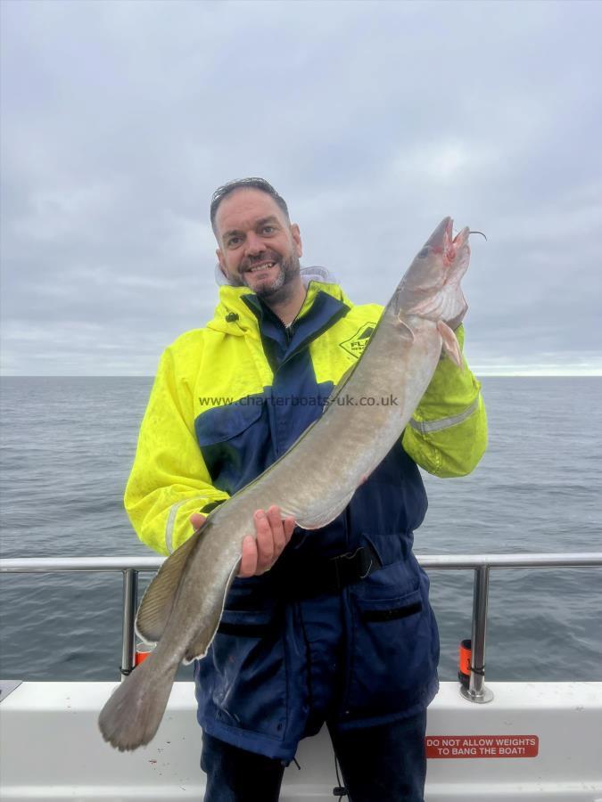 10 lb 8 oz Ling (Common) by Neil Swallows