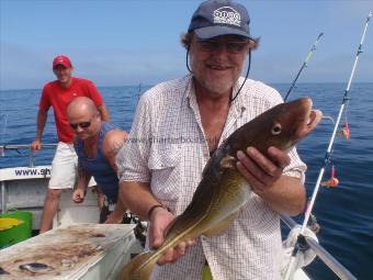 4 lb 4 oz Cod by John Fall from Thirsk.