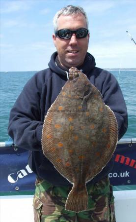 3 lb 14 oz Plaice by Mark Cole