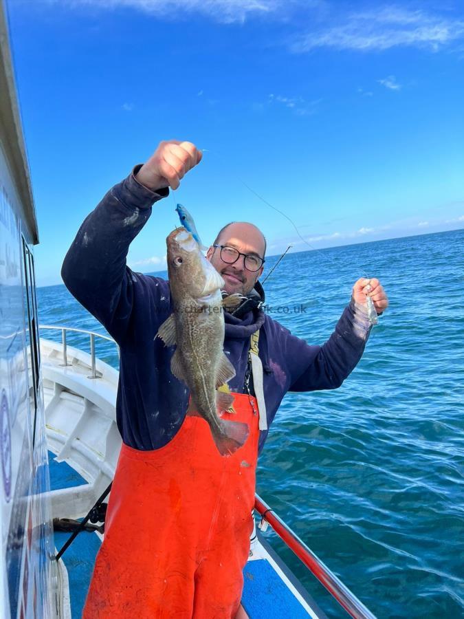 3 lb 6 oz Cod by Skipper.