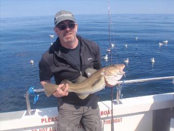 6 lb 2 oz Cod by Tim Clarkson from Bridlington.