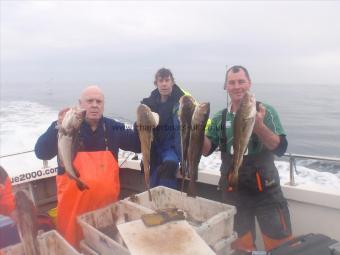 4 lb Cod by Kev Dingley ( right ) from Manchester.