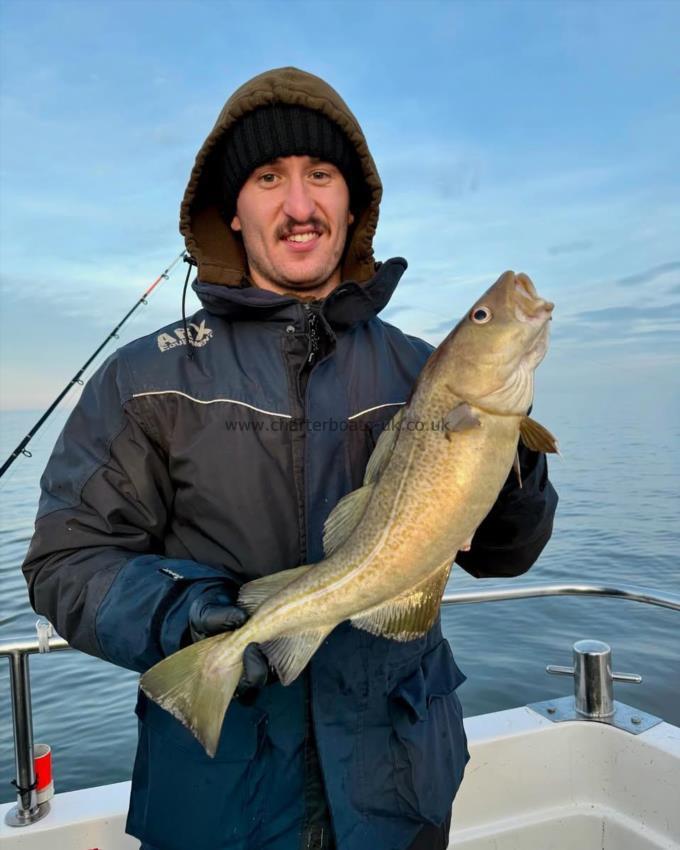 4 lb 12 oz Cod by Tom McGlen