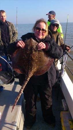 11 lb 8 oz Thornback Ray by winnie thomas