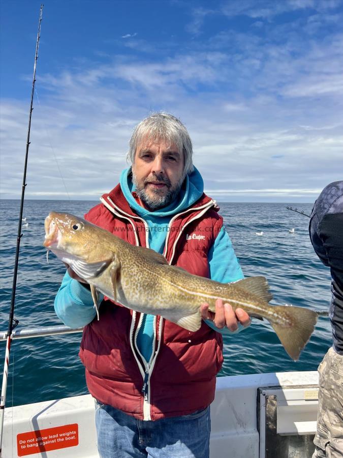 4 lb 8 oz Cod by Hubert Perkowski