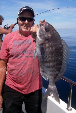 3 lb Black Sea Bream by Unknown