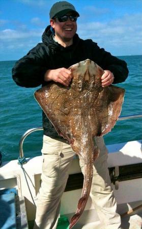 17 lb 5 oz Undulate Ray by Daniel Riches