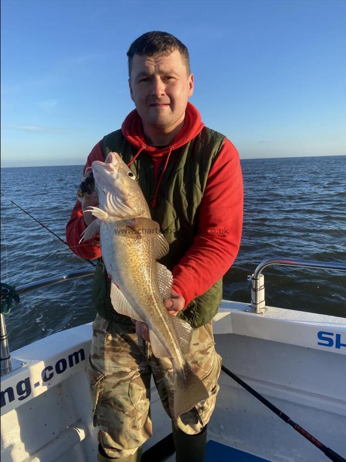 5 lb 2 oz Cod by Perry Franklin.