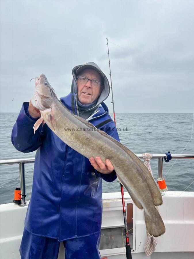 10 lb 8 oz Ling (Common) by Dave Sharp