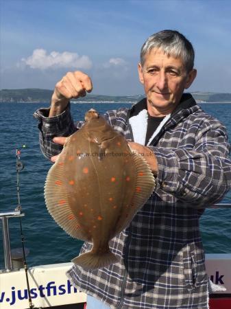 3 lb 4 oz Plaice by Steve Pearson