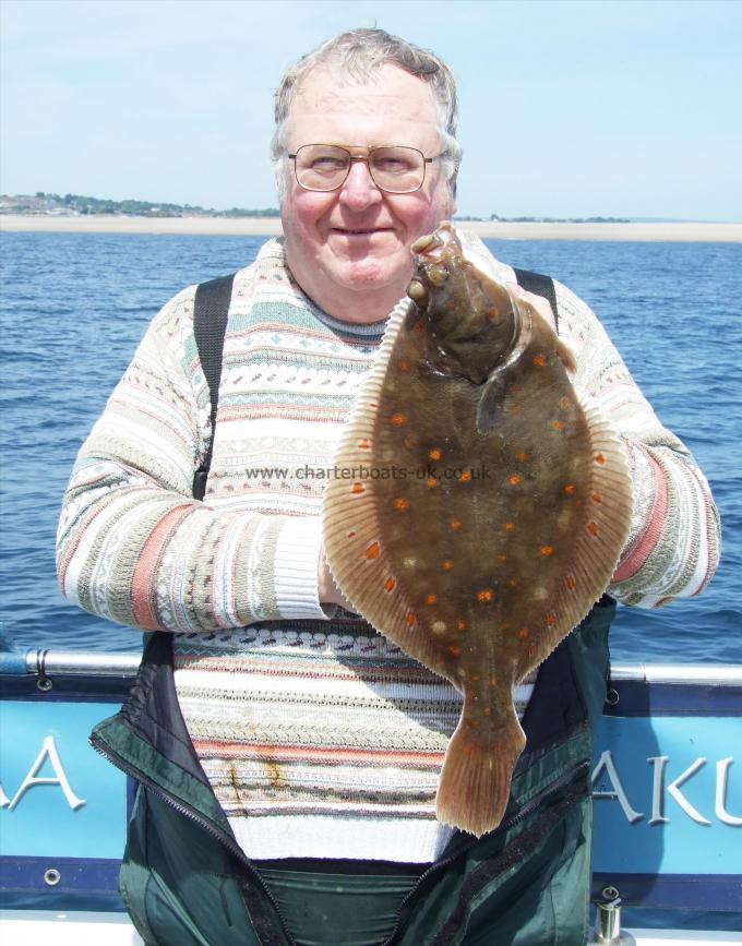 3 lb 8 oz Plaice by Bill Oliver