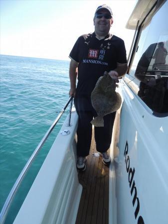 4 lb 8 oz Plaice by Steve