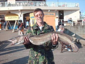 13 lb 8 oz Ling (Common) by les kaye