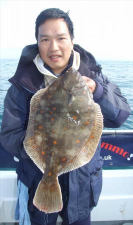 4 lb 8 oz Plaice by Dave Lam