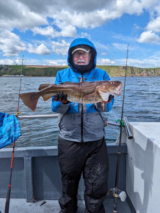 8 lb Cod by Tom & his PB cod