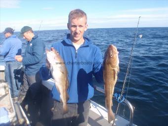 4 lb 8 oz Cod by Nick Mathews from Morcambe.