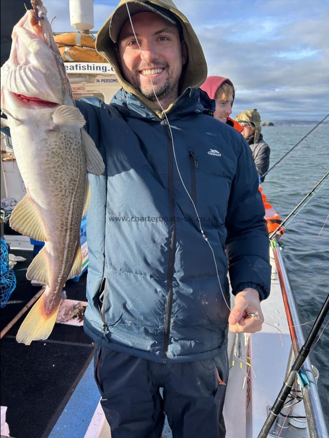 4 lb 4 oz Cod by Jack.