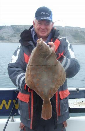 4 lb 2 oz Plaice by Robin Amor