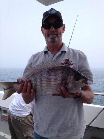 3 lb 4 oz Black Sea Bream by Barrie Senior