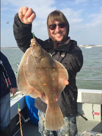 1 lb 8 oz Plaice by Olly Jenkins