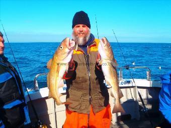 5 lb 2 oz Cod by Dan Brisby.