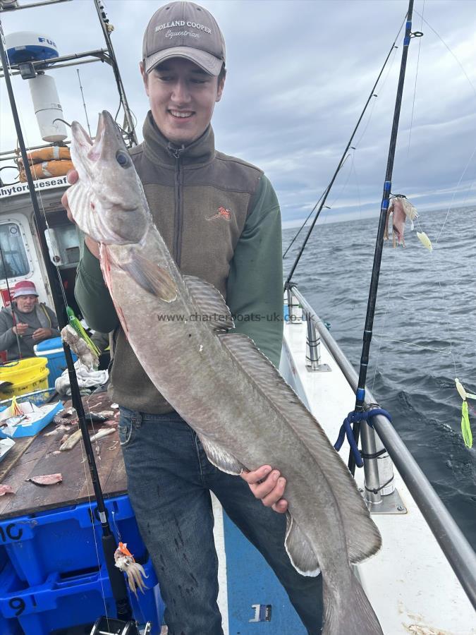 12 lb 8 oz Ling (Common) by Sean.